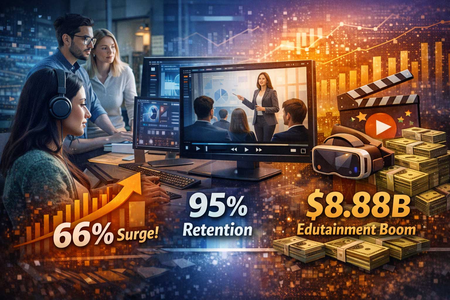 ai video training effectiveness december 2025 report